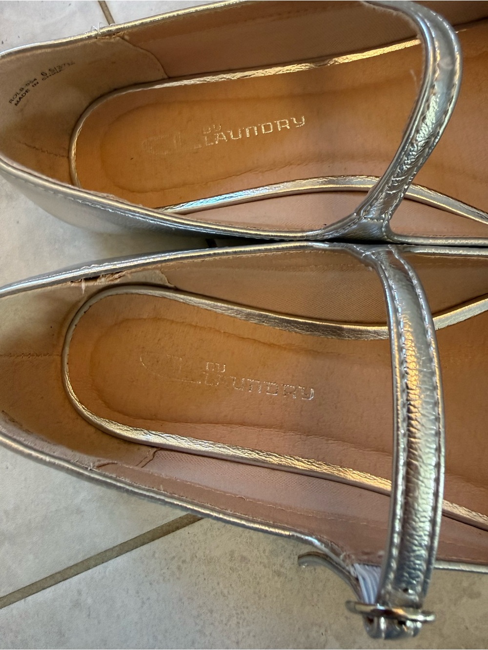 Metallic Ballet Flats - Picture 3 of 3